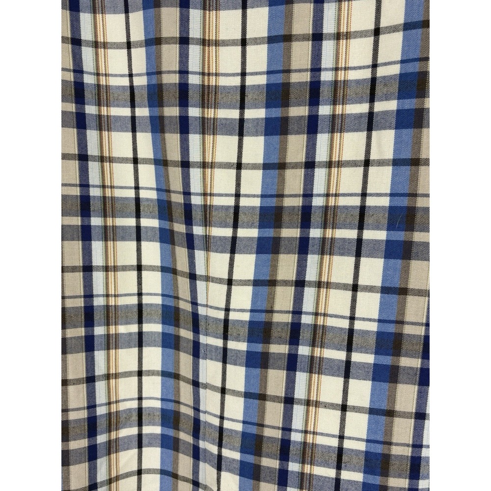 Marco Grossi Mens Blazer Size 48Long Blue Plaid 2-button Closure - Picture 7 of 10